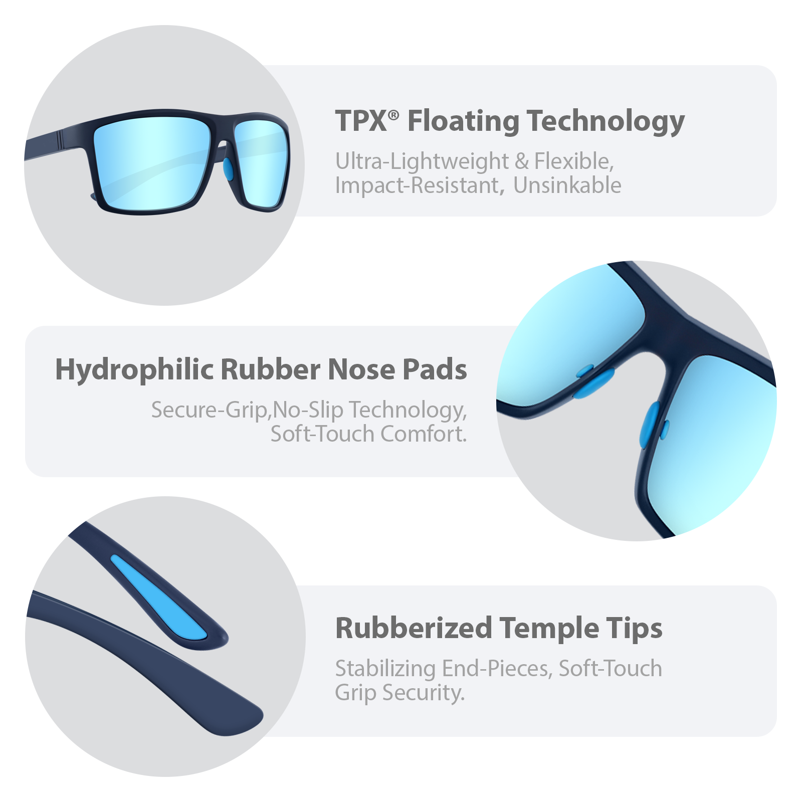 Floating Polarized Sunglasses | Water Sports & Fishing YJ264