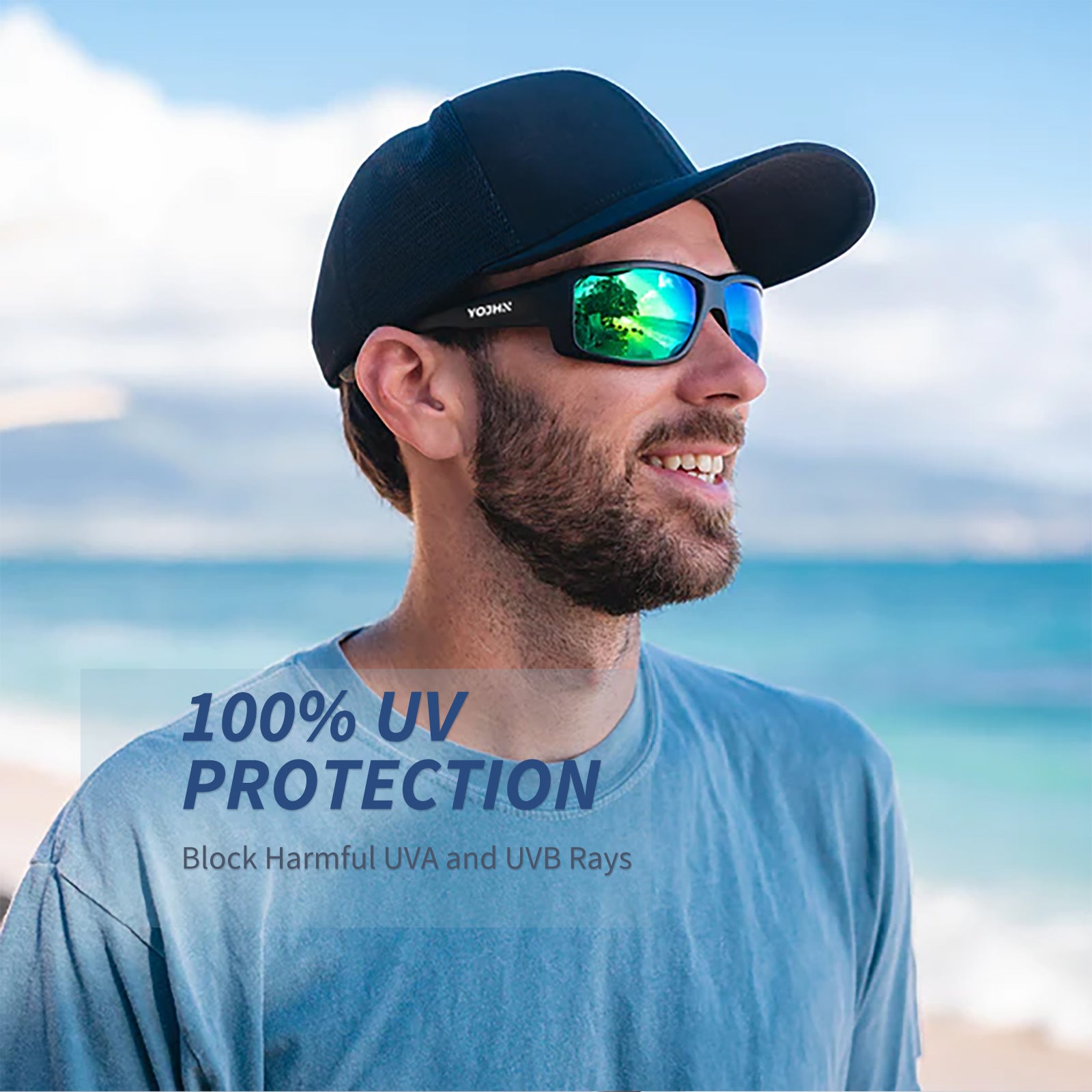 Poarized Floating Fishing Sunglasses for Men Women YJ777