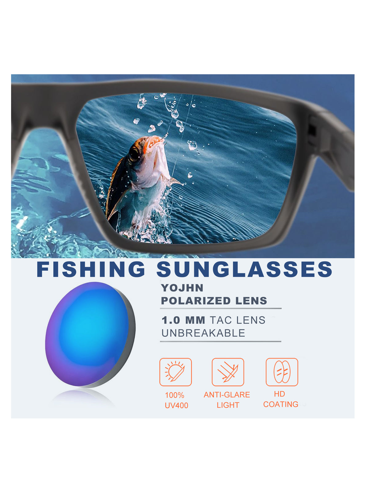 Poarized Floating Fishing Sunglasses YJ777