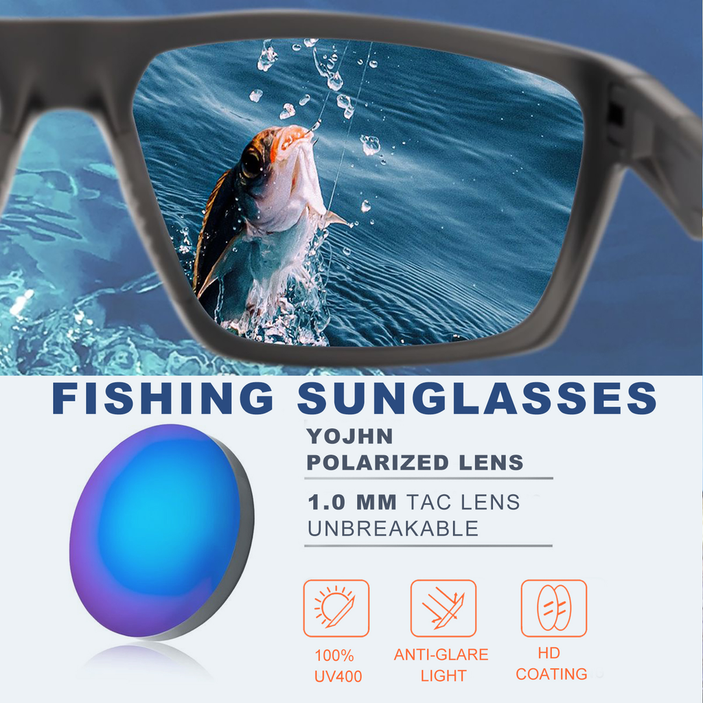 Poarized Floating Fishing Sunglasses for Men Women YJ777