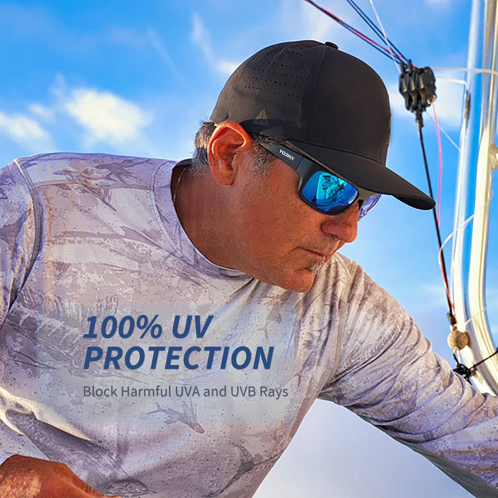 Poarized Floating Fishing Sunglasses for Men Women YJ777